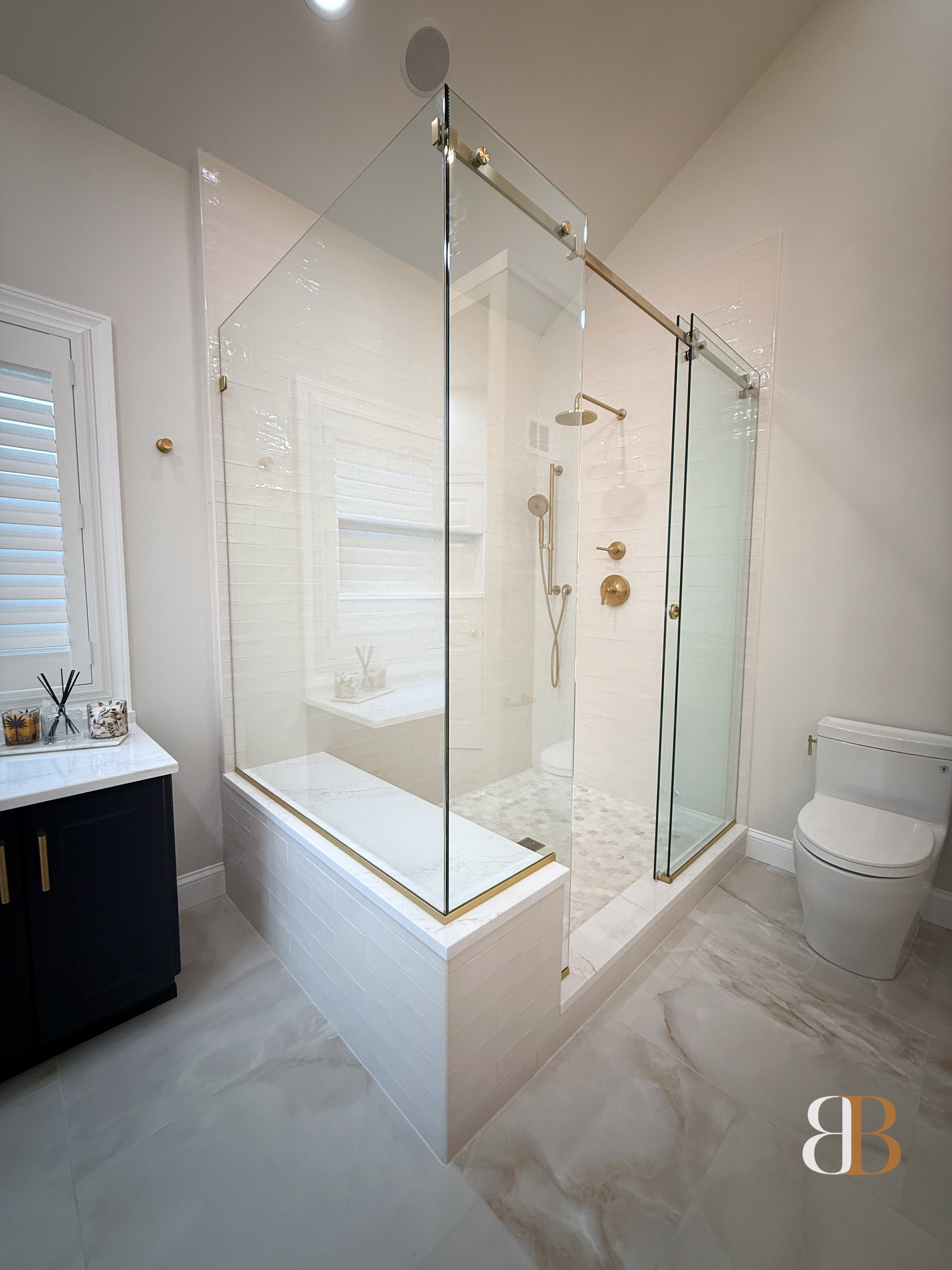 Contemporary bathroom remodel in Yardley by B&B Associates Creations — photo 9